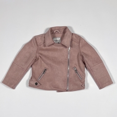 TALLE 2 AÑOS - CAMPERA GAMUZA ELASTIZADA ROSA - CHEEKY