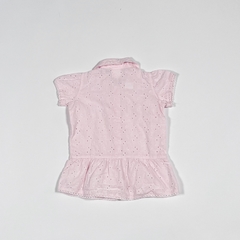 TALLE M ( 6/9 MESES ) - CAMISA M/CORTA BRODERY ROSA - CHEEKY - comprar online