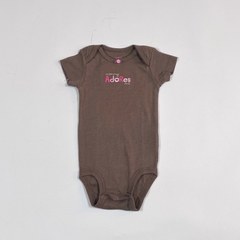 TALLE 3 MESES - BODY M/CORTA CHOCOLATE ADORABLE - CARTERS