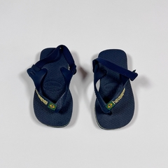 TALLE 20 ( SUELA 13 CM ) - OJOTAS AZULES NUEVAS - HAVAIANAS