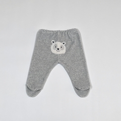 TALLE 1 MES - CONJUNTO CAMPERA RANITA PLUSH BLANCO GRIS - ANCHUS - tienda online