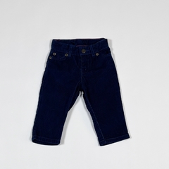 TALLE 9 MESES - PANTALON CORDEROY AZUL - CARTERS