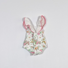 TALLE 0/3 MESES - MALLA BLANCA ESTAMPADA - JANNIEAND JACK - comprar online