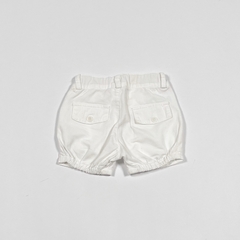 TALLE 6 MESES - SHORT GABARDINA BLANCO - BABYCOTTONS - comprar online