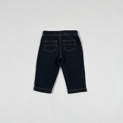 TALLE 6 MESES - LEGGING TIPO JEAN AZUL COSTURA OCRE - CARTERS - comprar online