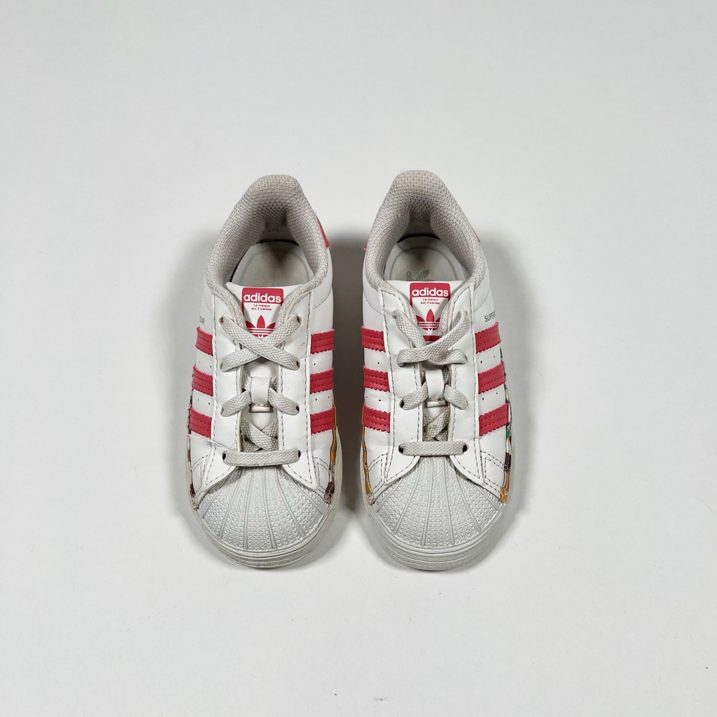 TALLE FR 25.5 SUELA 17. 5 CM ZAPATILLAS SUPER STAR CUERO