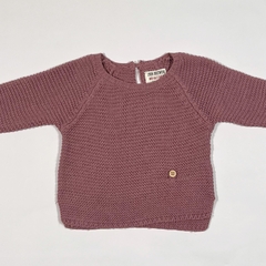 TALLE 9/12 MESES - SWEATER TEJIDO LANA ROSA VIEJO - ZARA - comprar online