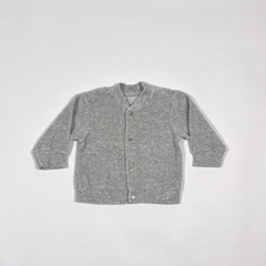 TALLE M ( 6 MESES ) - CAMPERA PLUSH GRIS - MIMO