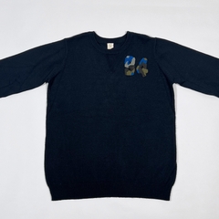 TALLE 8 - SWEATER TEJIDO HILO AZUL "94" - CHEEKY - comprar online