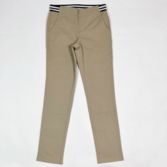 TALLE 10 - LEGGING CORTE CHINO GABARDINA CINTURA ELASTICA BEIGE - FRENCH TOAST