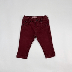 TALLE 6/9 MESES - JEAN ELASTIZADO BORDO - ZARA - comprar online