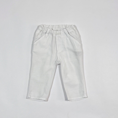 TALLE 1/3 MESES - PANTALON GABARDINA BLANCO - BROER - comprar online