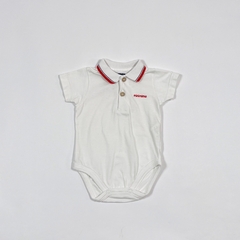 TALLE XS ( 0/3 MESES ) - BODY CHOMBA BLANCO ROJO - MIMO - comprar online