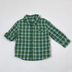 TALLE 12 MESES - CAMISA M/LARGA CUADROS VERDE - CHEROKEE - comprar online