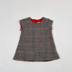 TALLE 6 MESES - VESTIDO S/MANGA VIYELA FORRADO ROJO - PAULA CAHEN DANVERS - comprar online