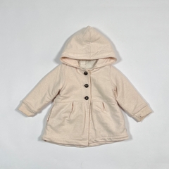 TALLE 6/9 MESES - CAMPERA ALGODON ROSABEBE FORRADA EN CORDERITO - WANAMA