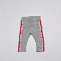 TALLE S - CALZA GRIS TIRAS ROSAS - CHEEKY