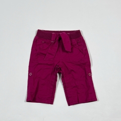 TALLE 3/6 MESES - PANTALON GABARDINA MORADO - GAP