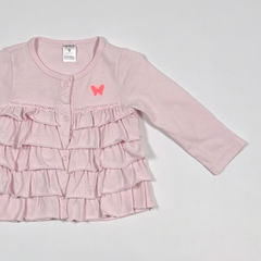 TALLE 9 MESES - CAMPERA ALGODON LIVIANO ROSA VOLADOS - CARTERS - comprar online