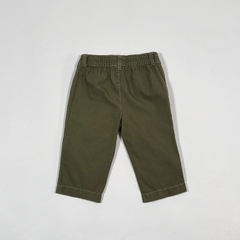 TALLE 6 MESES - PANTALON GABARDINA VERDE CINTURA ELASTICA - CARTERS - comprar online