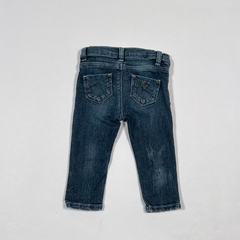 TALLE 3/6 MESES - JEAN CHUPIN ELASTIZADO AZUL BRILLITO - GUEES - comprar online