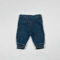 TALLE S (3/6 MESES) - JOGGER JEAN AZUL FORRADO EN ALGODON - CHEEKY - comprar online