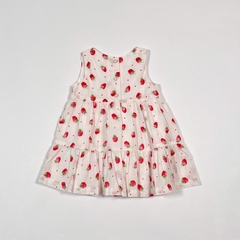 TALLE 6 MESES - VESTIDO S/MANGA ROSA CLARO FRUTILLAS - OSHKOSH - comprar online