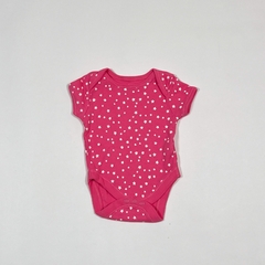 TALLE RN - BODY M/CORTA FUCSIA ESTRELLAS BLANCAS - EARLY DAYS