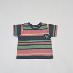 TALLE M - REMERA M/CORTA RAYADA MULTICOLOR - MIMO - comprar online