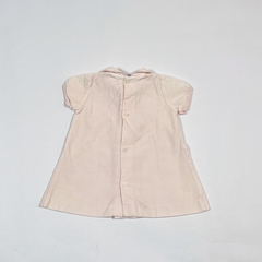 TALLE 3 MESES - VESTIDO M/CORTA CORDEROY ROSA BORDADO - TE COMO A BESOS en internet