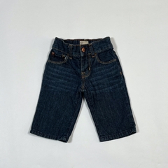 TALLE 3/6 MESES - JEAN RIGIDO AZUL - GAP