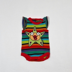 TALLE XXS - BODY S/MANGA RAYAS MULTICOLORES ESTRELLAS - OWOKO - comprar online