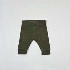 TALLE XS (1/3 MESES) - PANTALON ALGODON RUSTICO VERDE MILITAR - CHEEKY - comprar online