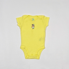 TALLE 3 MESES - BODY M/CORTA AMARILLO BORDADO - CARTERS - comprar online