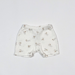 TALLE RN - SHORT ALGODON LIVIANO BLANCO CONEJITOS - BROER