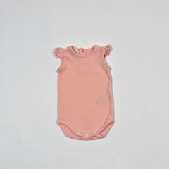 TALLE RN - BODY S/MANGA ROSA VOLADO - GRISINO