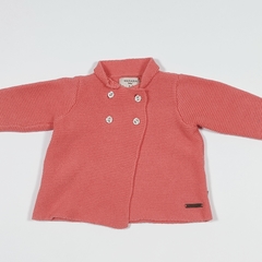 TALLE 6/12 MESES - CAMPERA TEJIDA CORAL - WANAMA - comprar online