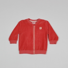 TALLE M ( 6 MESES ) - CAMPERA PLUSH CORAL - CHEEKY