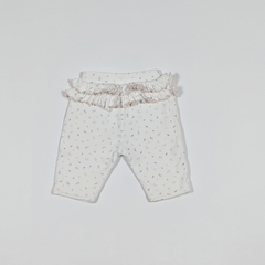 TALLE NB - CONJUNTO CAMPERA PANTALON BLANCO FLORES ROSAS DOBLE ALGODON - BABYCOTTONS en internet