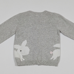 TALLE 9/12 MESES - CAMPERA TEJIDA GRIS CONEJO BLANCO - H&M en internet