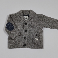 TALLE 6/9 MESES - CARDIGAN TEJIDO GRIS - ZARA - comprar online