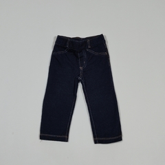 TALLE 18 MESES - LEGGING TIPO JEAN AZUL COSTURA OCRE - CARTERS