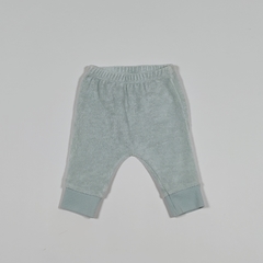 TALLE 3 MESES - PANTALON TOWEL CELESTE C/PUÑOS - CARTERS