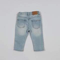 TALLE 3/6 MESES - JEAN CHUPIN ELASTIZADO CELESTE - ZARA - comprar online