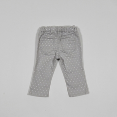 TALLE 12 MESES - JEAN CHUPIN GRIS LUNARES CINTURA ELASTIZADA - OSHKOSH - comprar online