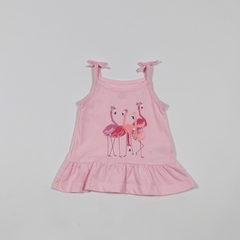 TALLE 9 MESES - REMERA S/MANGA ROSA FLAMENCO - CARTERS