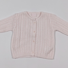 TALLE 6 MESES - CAMPERA TEJIDA ROSA - MAGDALENA ESPOSITO - comprar online