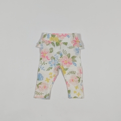 TALLE XS - CONJUNTO CALZA Y BUZO BLANCO FLORES - CHEEKY en internet