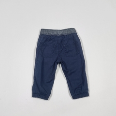 TALLE 6/12 MESES - PANTALON GABARDINA AZUL - GYMBOREE - comprar online