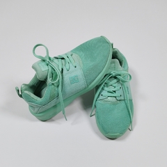 TALLE EUR 36/BRA34 ( SUELA 24 CM ) - ZAPATILLAS DEPÓRTIVAS VERDE AGUA - DC - comprar online